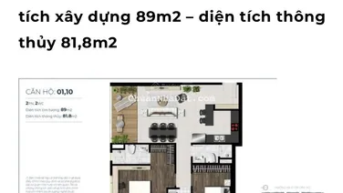 Bán căn hộ 2 phòng ngủ dt 89m2 khu Sky 89,Hoàng Quốc Việt,quận 7 giá 6,2 tỷ
