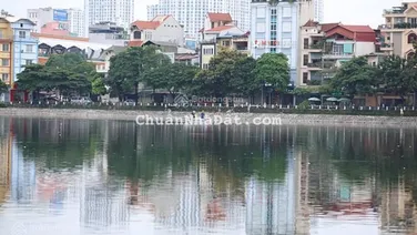 Nhà 8t căn góc mặt phố Mai Anh Tuấn mặt hồ Hoàng Cầu view triệu đô, DT 51m2 MT 8m nhỉnh 30tỷ