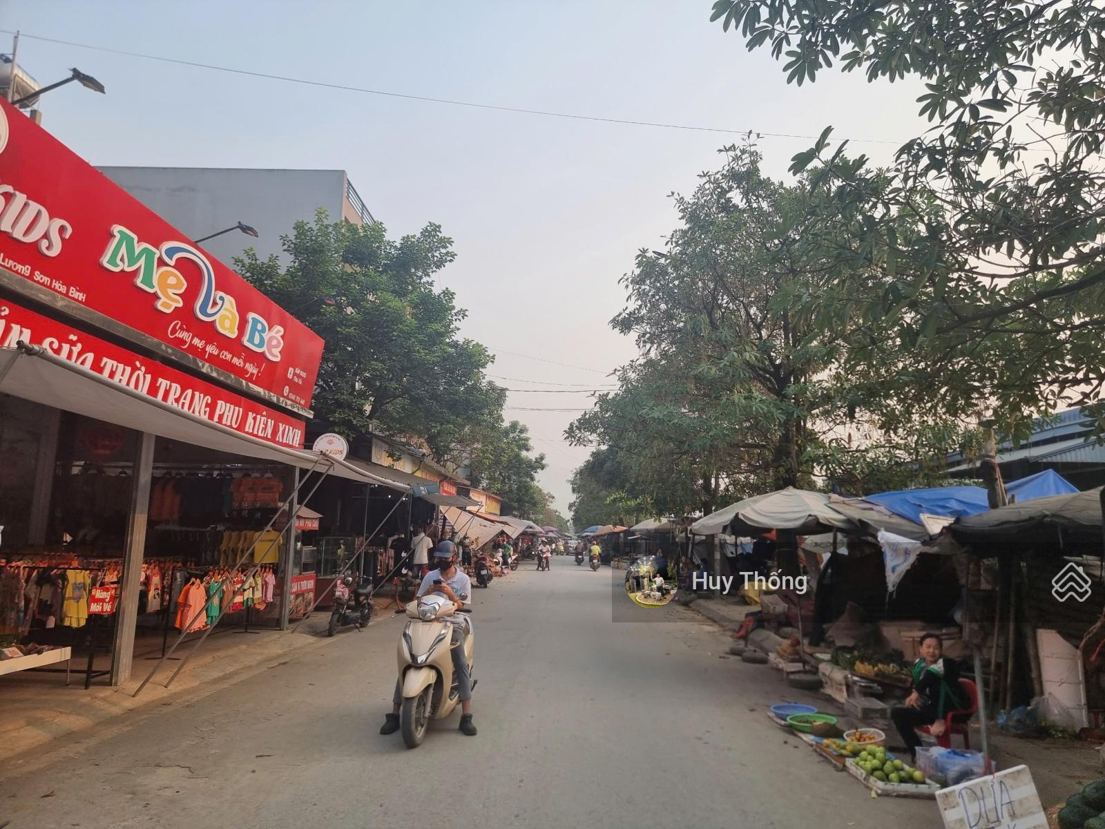 Bán gấp 5 lô mặt chợ trung tâm phố chợ Lương Sơn, kinh doanh hái ra tiền