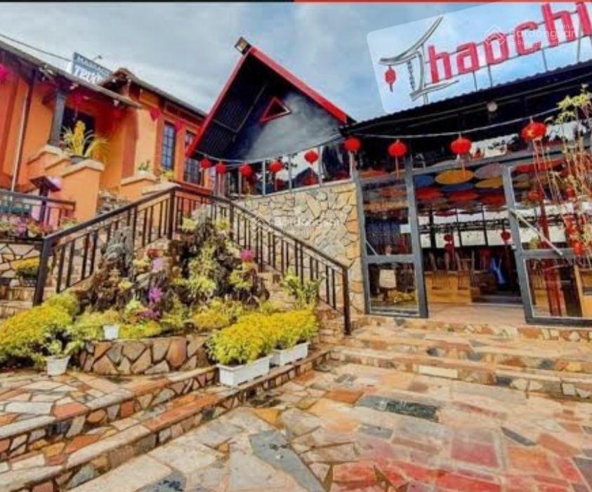 480m2 thực tế mặt tiền Huỳnh Thúc Kháng khu nhà hàng khách sạn trung tâm Đà Lạt