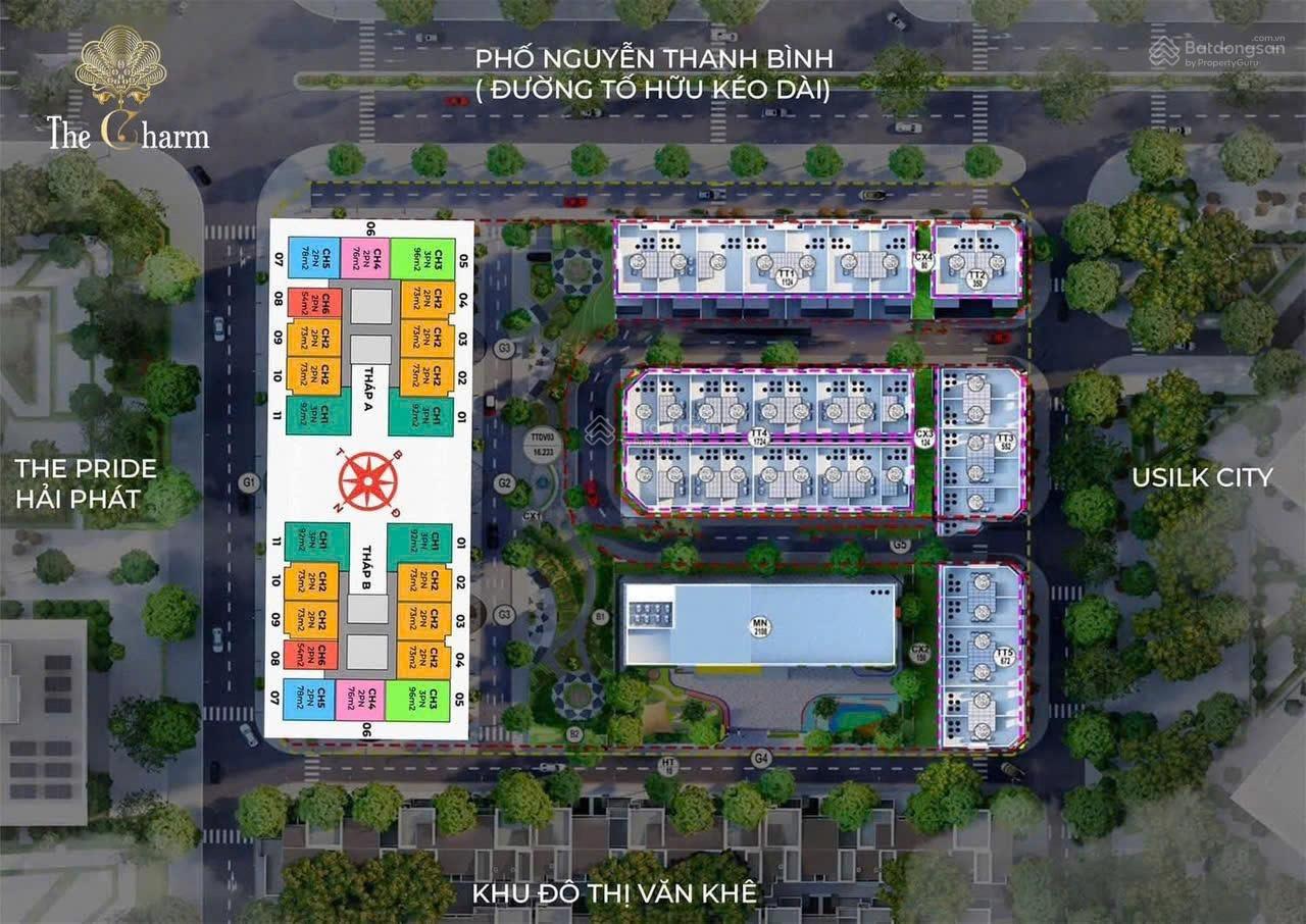 MS Thu BĐS HN-C.O.L chuyên bán The Charm An Hưng, giá từ 5.3tỷ-9 tỷ, LH 0839 011 *** nhận bảng giá