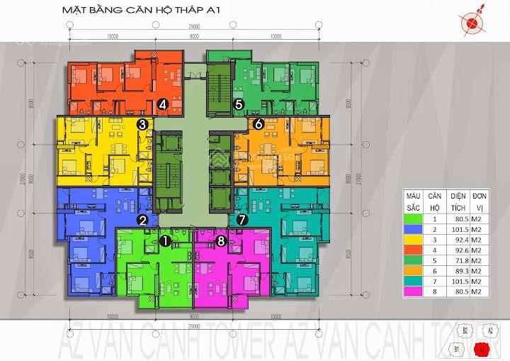 Bán căn 80m² tại CT1 AZ Vân Canh - Khu đô thị Vân Canh: 0941 831 ***