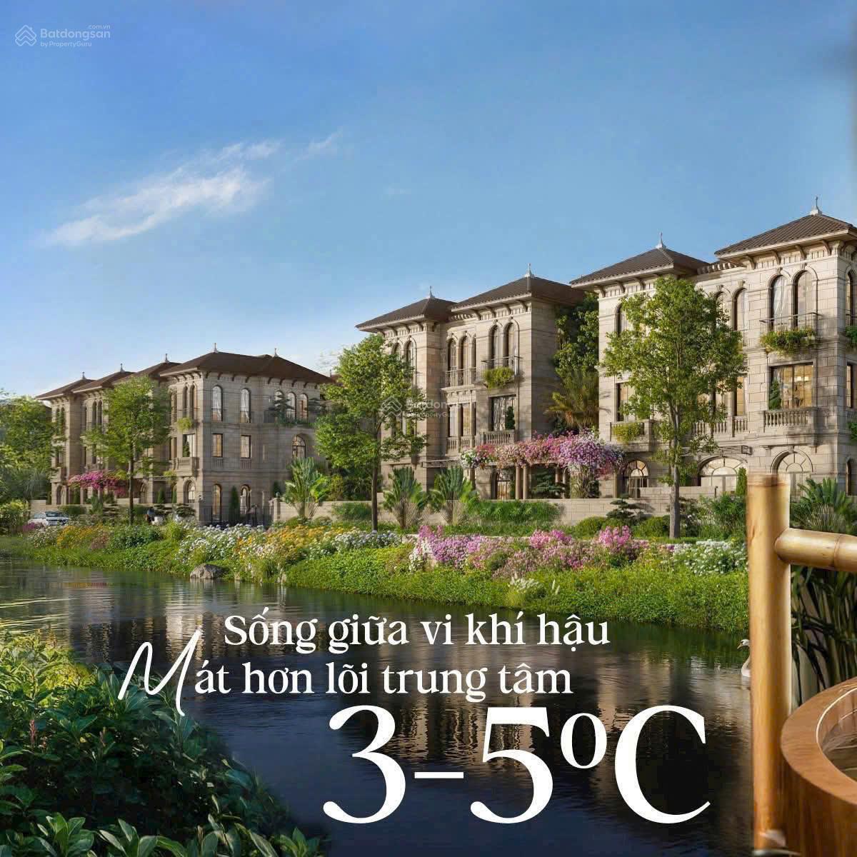 Lỗi giá Gấp Chỉ 113tr/m2 căn BT đơn lập mặt hồ đối đường di sản HY giá rẻ hơn cả đất nền Văn Giang