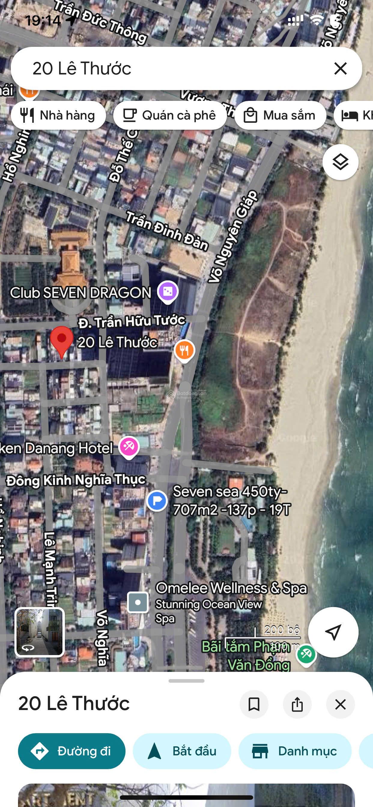 Bán nhà 3 tầng đường Lê Thước sát biển 200m ngay gần công viên Phạm Văn Đồng giá đầu tư