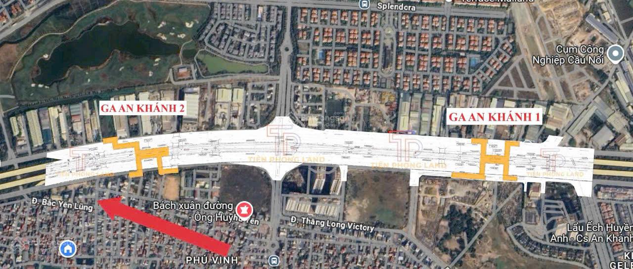 BÁN 2 LÔ MẶT ĐƯỜNG 42M TRỤC CHÍNH,PHÚ VINH ,AN KHÁNH ,SÁT GA METRO SỐ 5 VĂN CAO HÒA LẠC