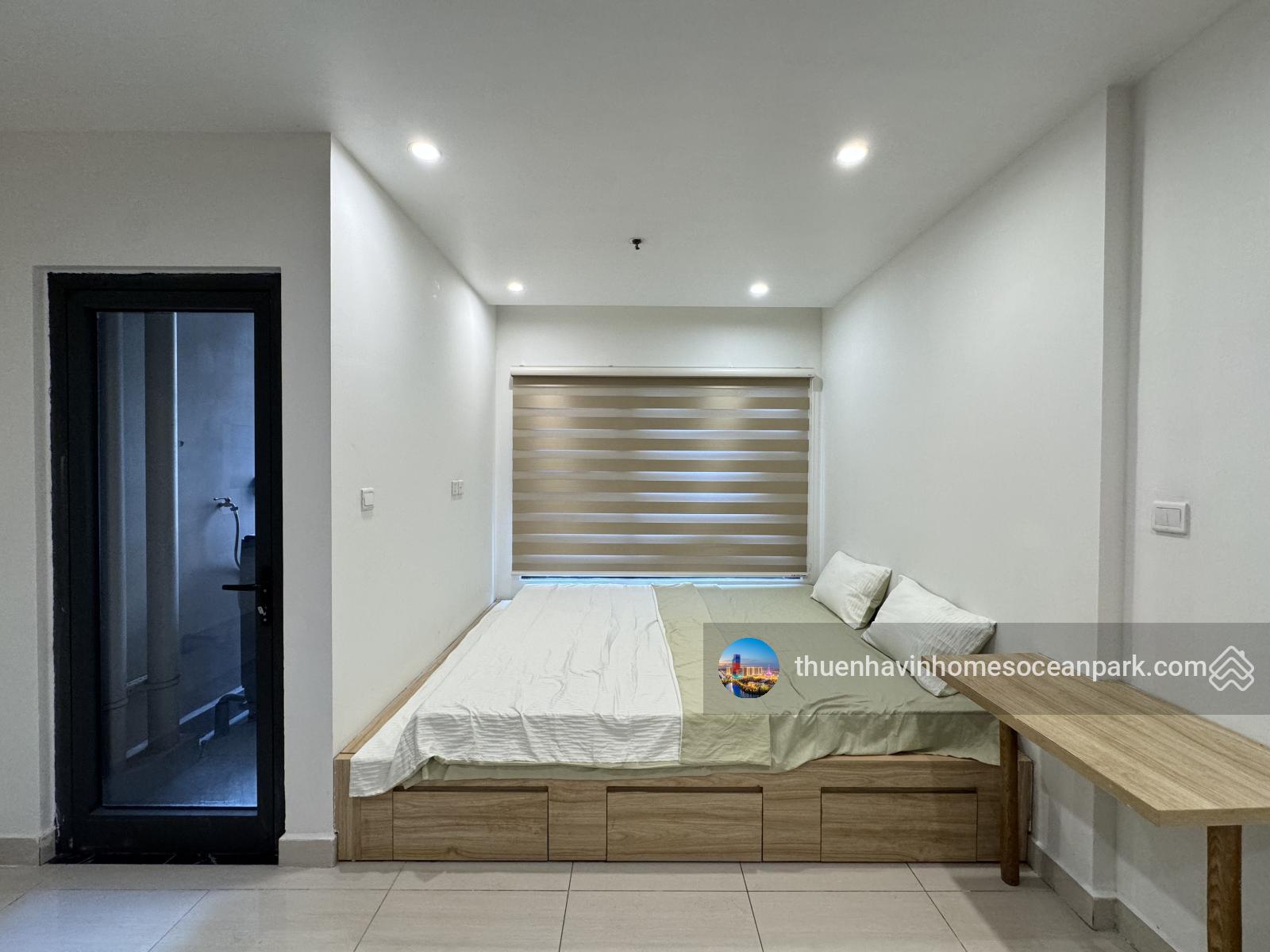 Cho thuê studio giá 5.5tr/tháng, full nội thất tại Vinhomes Ocean Park