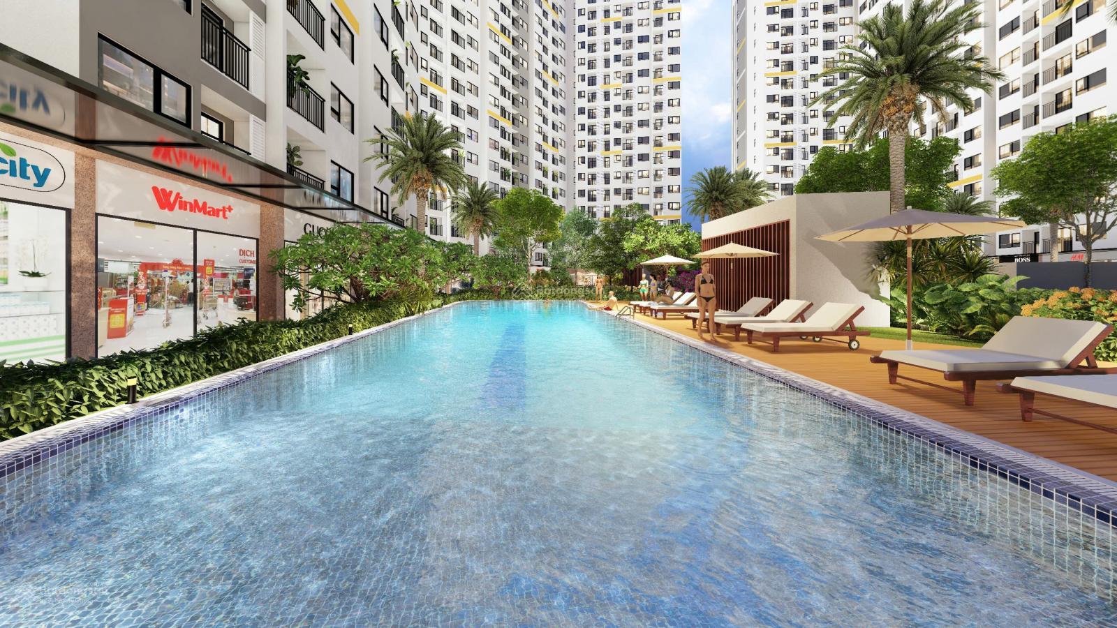 Destino Centro - TT 300TR sở hữu căn hộ 2PN ngay MT Lê Khả Phiêu nối dài - view hồ bơi thoáng mát