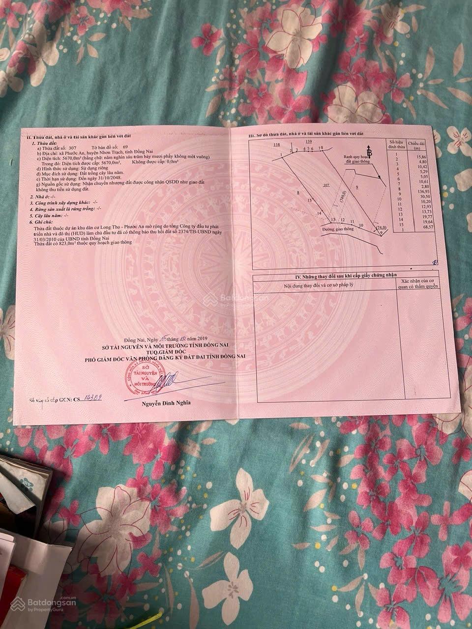 Bán đất nhà vườn 1/Hùng Vương xã Phước An, giá chỉ 1.3 triệu/m2