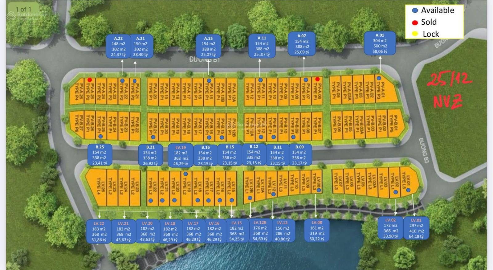 Hot! Cần bán PV - B.07 căn biệt thự liền kề vườn The Alta Villa The 9 Stelars