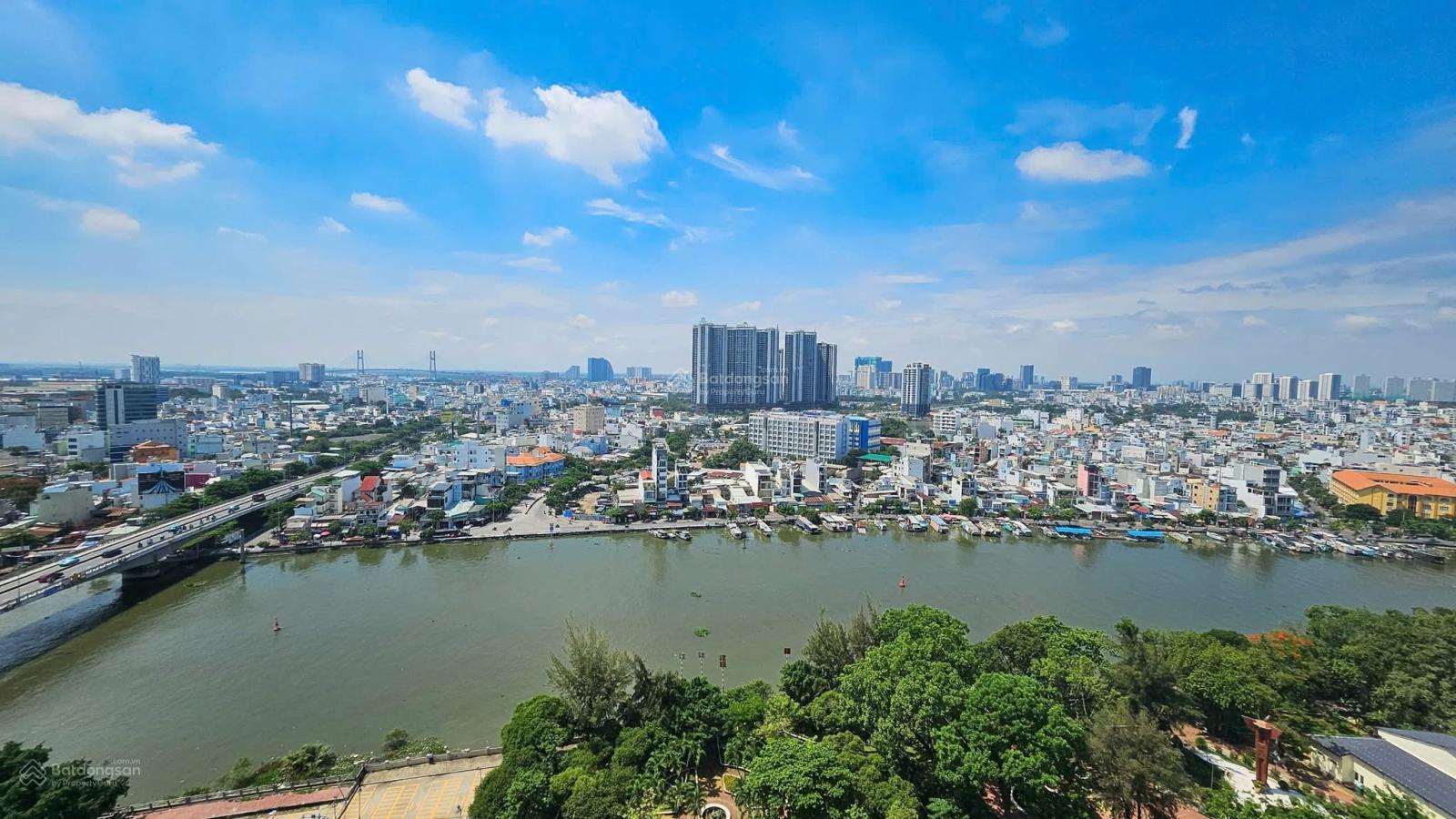 Sở hữu căn góc view sông không che chắn, 6,5 tỷ, riêng biệt, hiếm có 75m2, liền kề Q1, ngay Q1