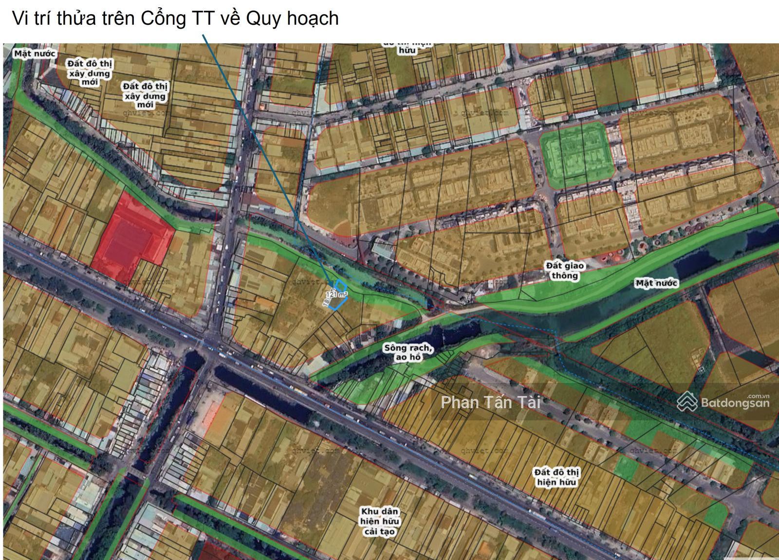 Bình Chánh chủ bán 256m² (188,5m² ODT) ngang 14m đất nền mặt tiền Liên Ấp 1-2 ra Trần Văn Giàu 200m