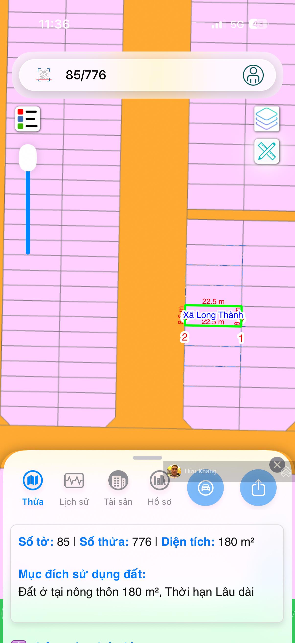 D2D trục chính view NOXD ngang 8m x 22.5m sổ sẵn TC 100% - vị trí rất tiềm năng giá 4,5 tỷ TL