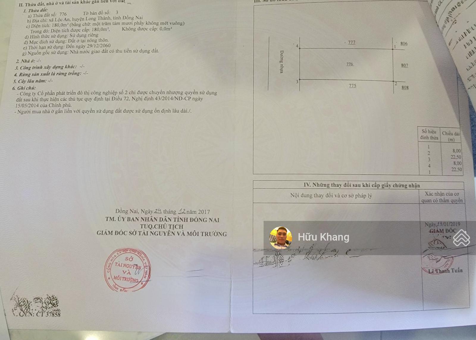 D2D trục chính view NOXD ngang 8m x 22.5m sổ sẵn TC 100% - vị trí rất tiềm năng giá 4,5 tỷ TL