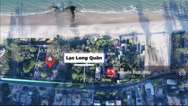 Bán 1057m2 có 200m2 thổ cư mặt tiền biển Lạc Long Quân, Tiến Thành giá tốt 22tr/m2