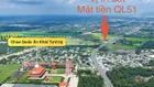 Cần tiền bán gấp lô đất mặt tiền Quốc Lộ 51. Cách sân bay Long Thành 500m. Giá ngộp