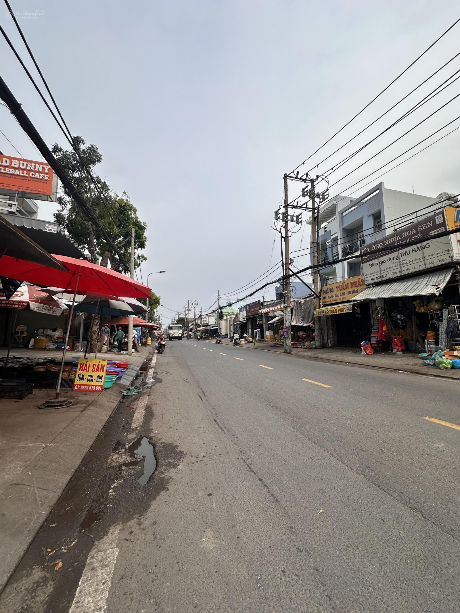 Còn duy nhất lô đất lớn 425m2 MT Phạm Hữu Lầu tiện xây VP, CHDV. Giá rẻ chỉ 45,9 tỷ. LH 0902 930 ***