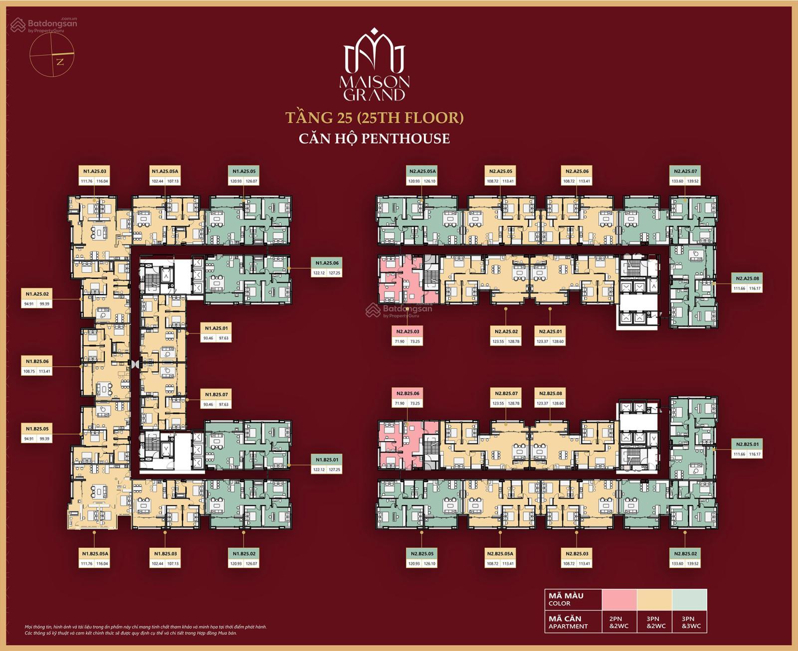 Bán Penthouse Maison Grand Phú Mỹ Giá từ 3.1 TỶ - TT 50% nhận nhà, liền kề Cảng Cái Mép - Thị Vải