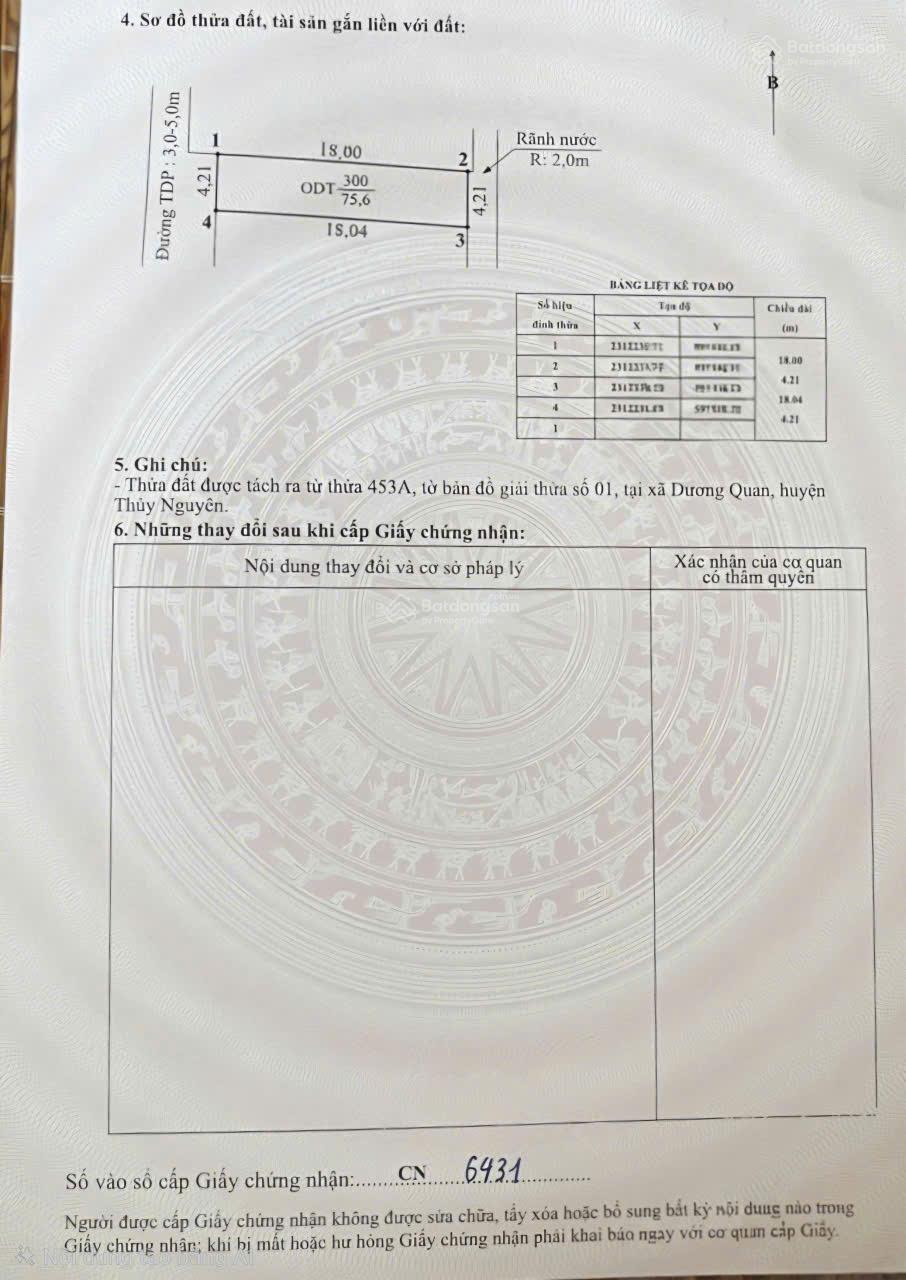 Bán đất TDP Dương Quan Thủy Nguyên - dễ ở dễ bán - giá đầu tư chỉ nhỉnh 2 tỷ