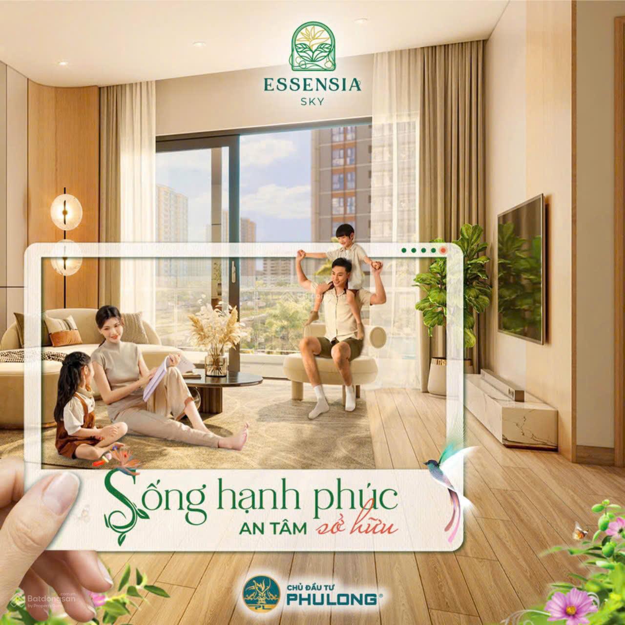 Bán căn góc số 7 block A Essensia Sky lầu đẹp, view trực diện hồ bơi chênh nhẹ, thanh toán chuẩn