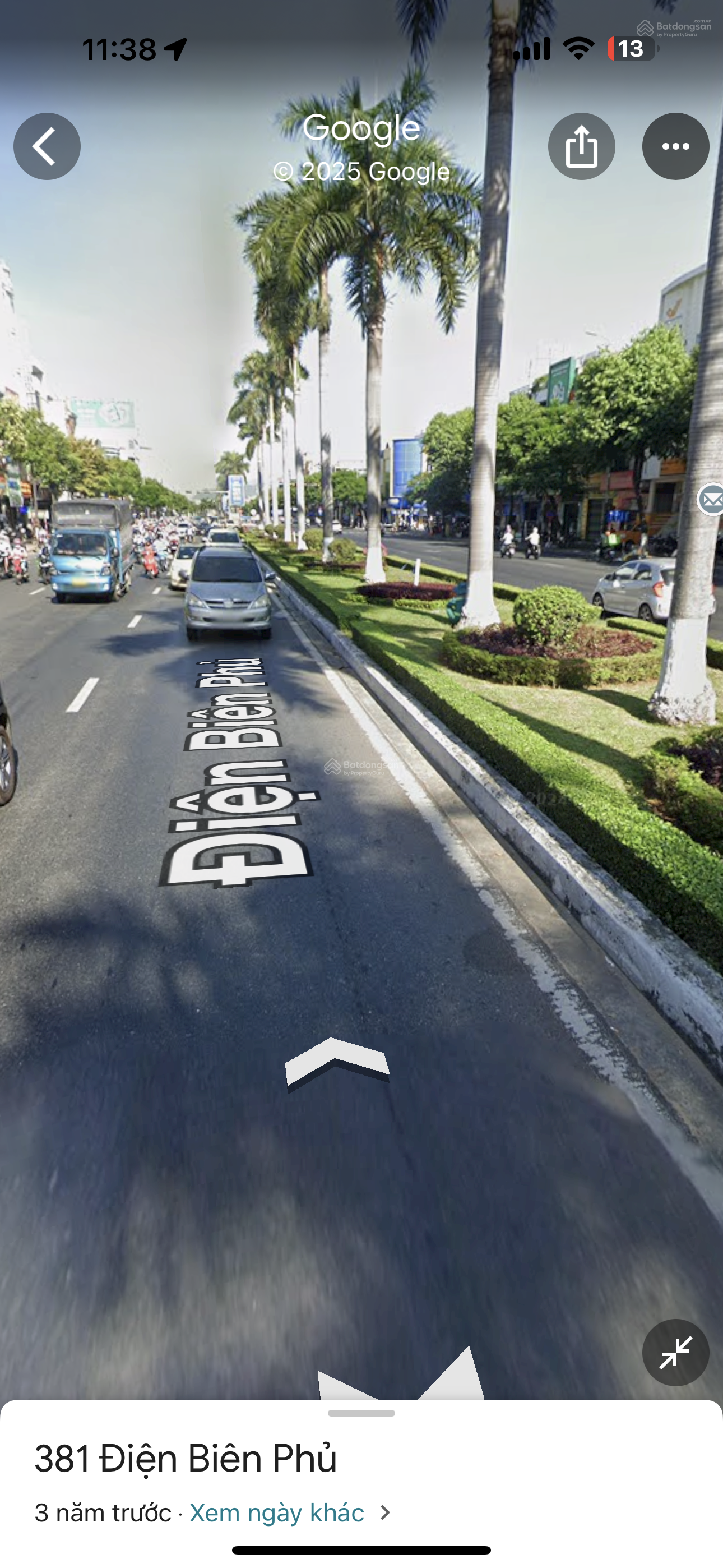 Nhà 3 tầng MT Điện Biên Phủ, Thanh Khê - DT 70m2 ngang 4m5. Giá 12,5 tỷ