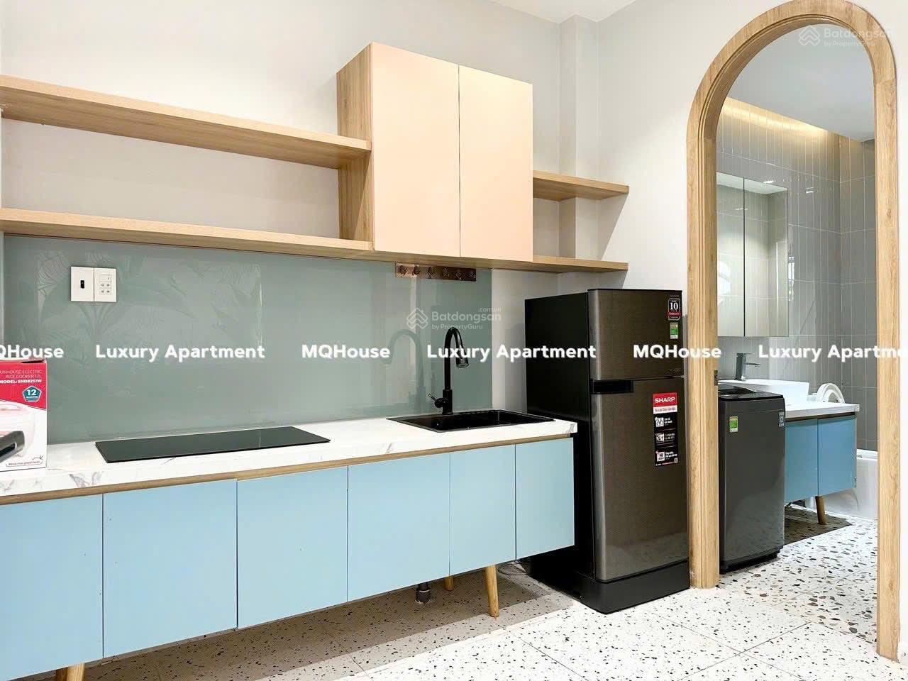 Cho thuê căn hộ 1PN cao cấp, thang máy ban công, máy giặt riêng, Lê Văn Sỹ, Quận 3