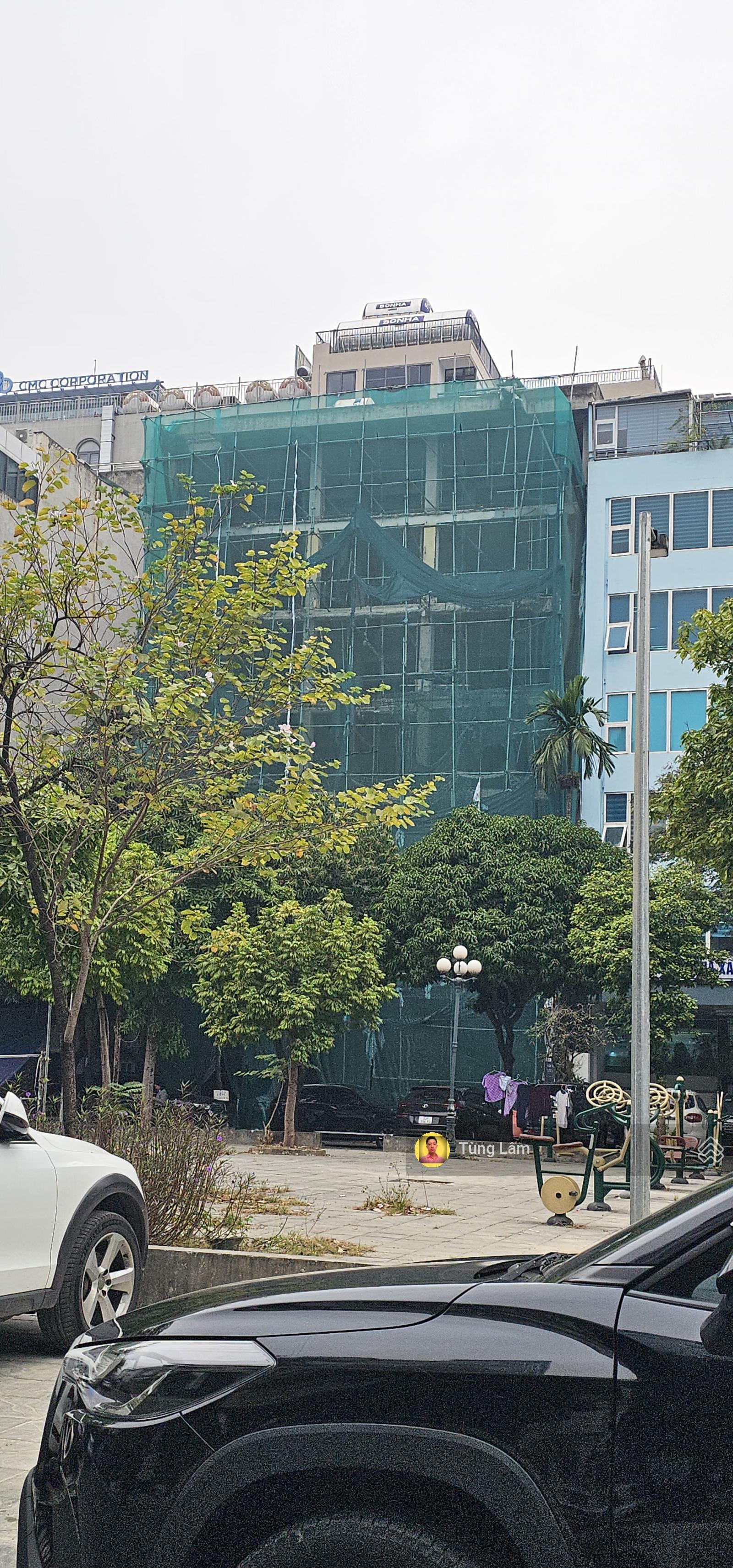 Mặt tiền 16m - Building 8 tầng mặt vườn hoa Trần Thái Tông, Duy Tân - KĐT mới Cầu Giấy Mặt tiền 16m - Building 8 tầng mặt vườn hoa Trần Thái Tông, Duy Tân - KĐT mới Cầu Giấy