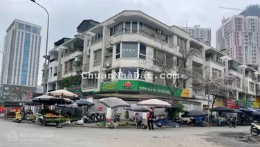 Bán biệt thự Mỹ Đình 2, Nam Từ Liêm 186m2 5 tầng mặt tiền 18m 128 tỷ lô góc ô tô tránh vỉa hè LHCC