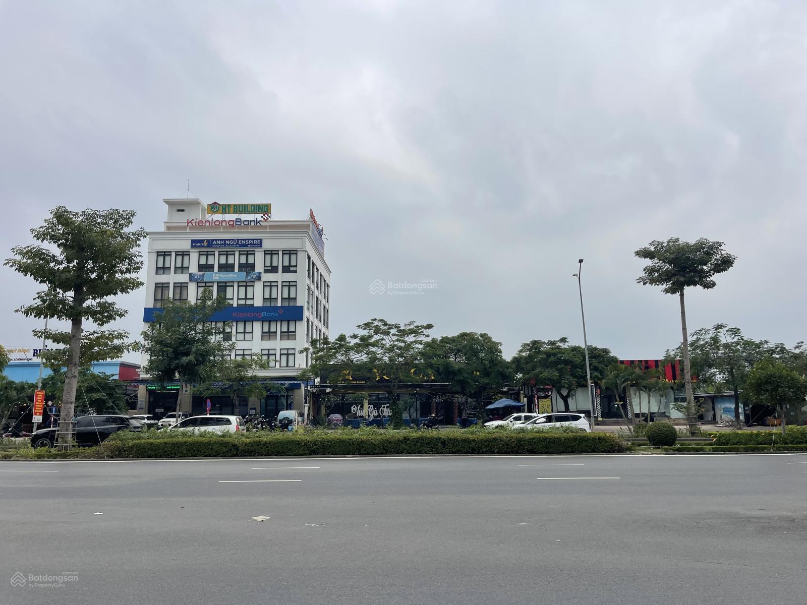 540m2 đất mặt đường Lê Hồng Phong đoạn gần Cát Bi Plaza - Mặt tiền 20m dài 27m - Hướng Đông Bắc