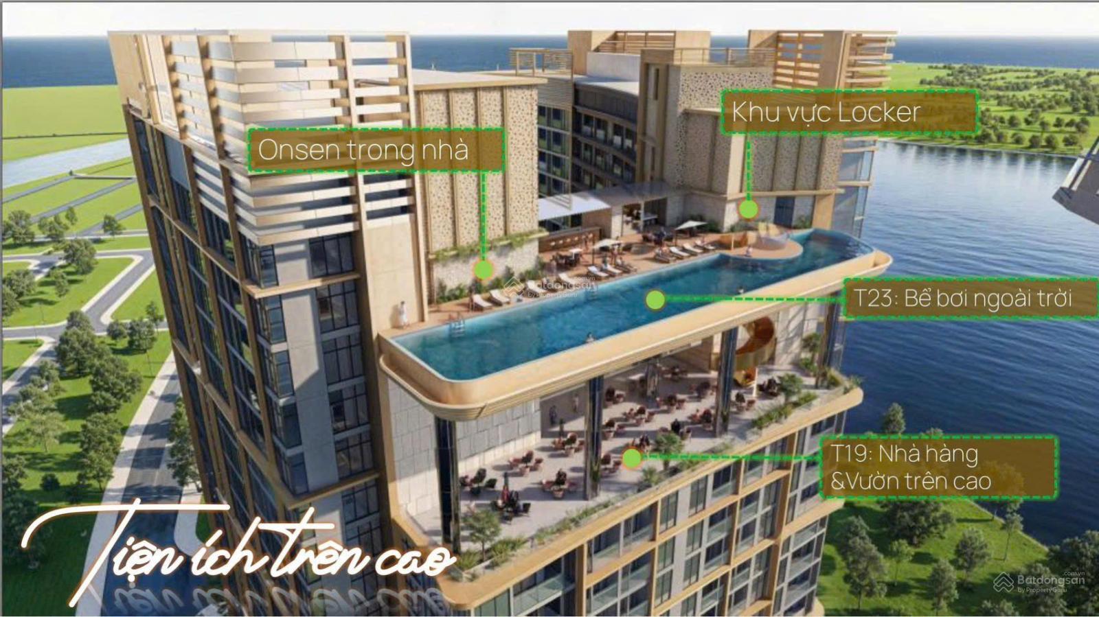 Căn 1PN + 59m2 tầng 15 view sông Quán Trường The Charm dự án Charmora City - Sun Nha Trang giá CĐT