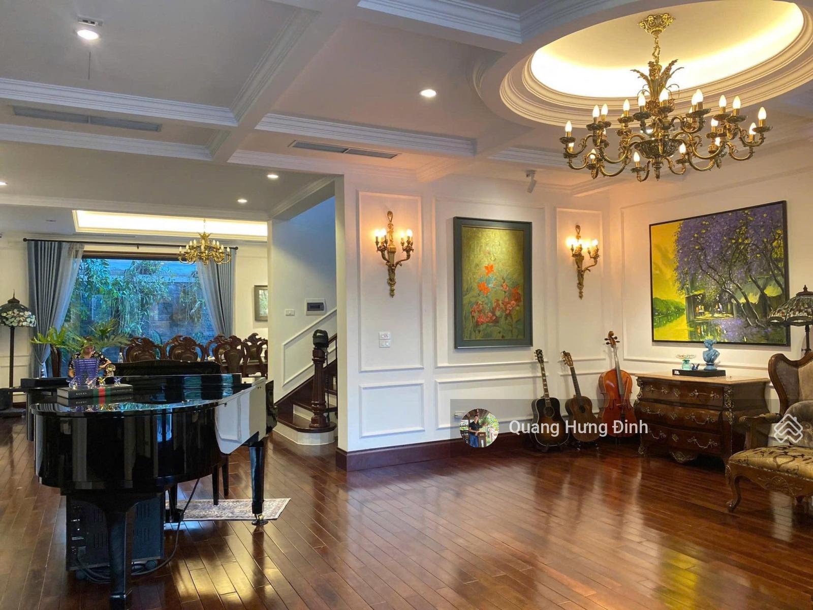 Bán Nhanh Biệt Thự Nhà Vườn Geleximco Lê Trọng Tấn 160m2-8m Mặt Tiền 4T Thiết Kế Đẹp, Trục Chính KD