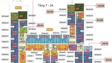 bán CC The Gold View, Bến Vân Đồn, 6,350 tỷ, 65m2, 2PN, 1WC