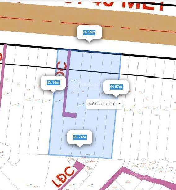 Đất Giảm 13 tỷ - Mặt tiền Cộng Hòa Tân Bình - 1211m2 - Ngang 27m - Giá bán nhanh 237 tỷ