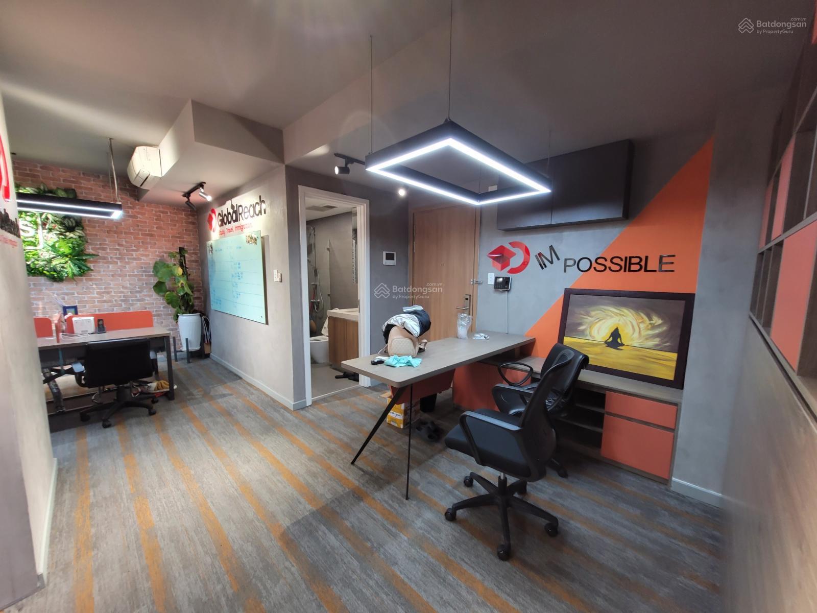 Cho thuê văn phòng Tân Bình full nội thất. làm việc 24/7 đường Cộng Hòa. DT 50m2 15tr/th