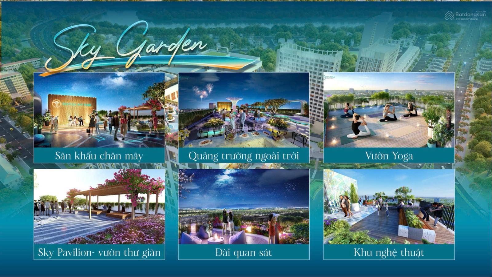 Chung cư nội đô, sổ đỏ ngay, Sentosa Sky Park, tiêu chuẩn Singapo, chỉ từ 2,8 tỷ