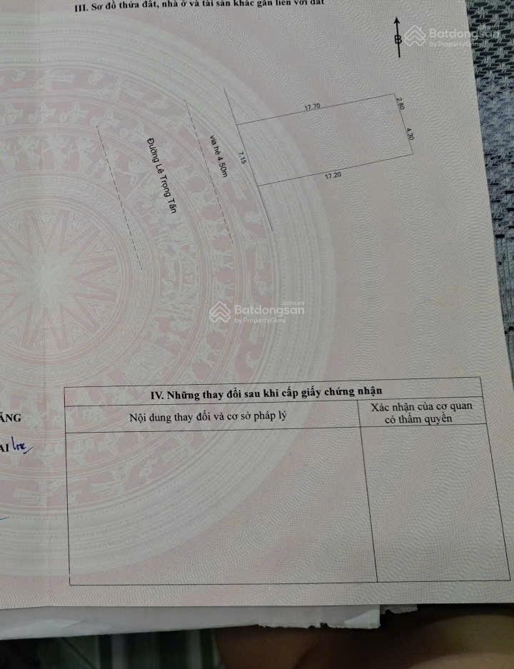 Bán 124m2 đất mặt tiền đường 10m5 Lê Trọng Tấn quận Cẩm Lệ giá 5,5 tỷ Bán 124m2 đất mặt tiền đường 10m5 Lê Trọng Tấn quận Cẩm Lệ giá 5,5 tỷ