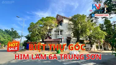 Chủ nhà định cư gửi bán gấp căn biệt thự Góc Him Lam 6A giảm 6 tỷ bán nhanh