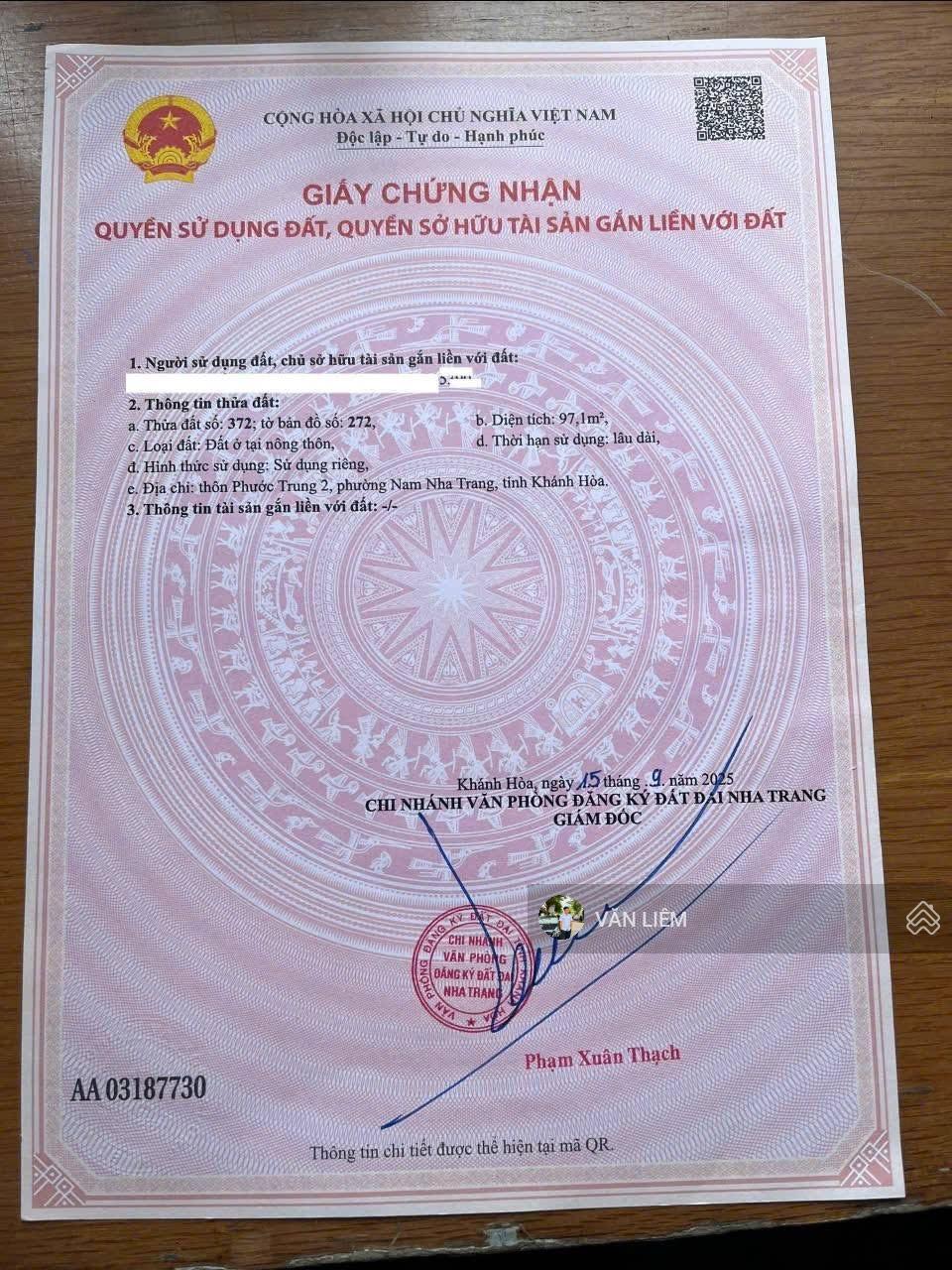 Chỉ còn duy nhất 1 lô đất full thổ cư gần trung tâm phước đồng # hạ giá chỉ còn 1,8 tỉ