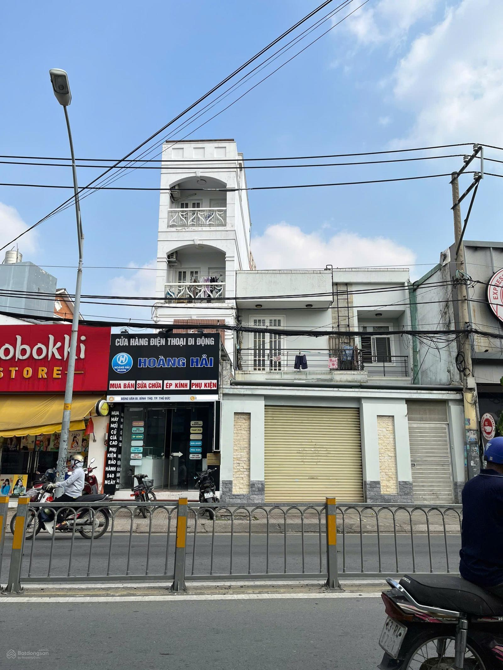 HÀNG ĐẦU TƯ HIẾM! MẶT TIỀN ĐẶNG VĂN BI, DT 109M2, NGANG 5.4M, TRUNG TÂM THỦ ĐỨC