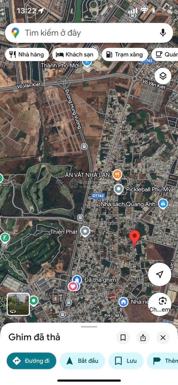 BÁN GẤP LÔ GÓC 2 MẶT TIỀN ĐX-013 PHÚ MỸ, THỦ DẦU MỘT Vị trí đẹp, lô góc 2 mặt tiền đường