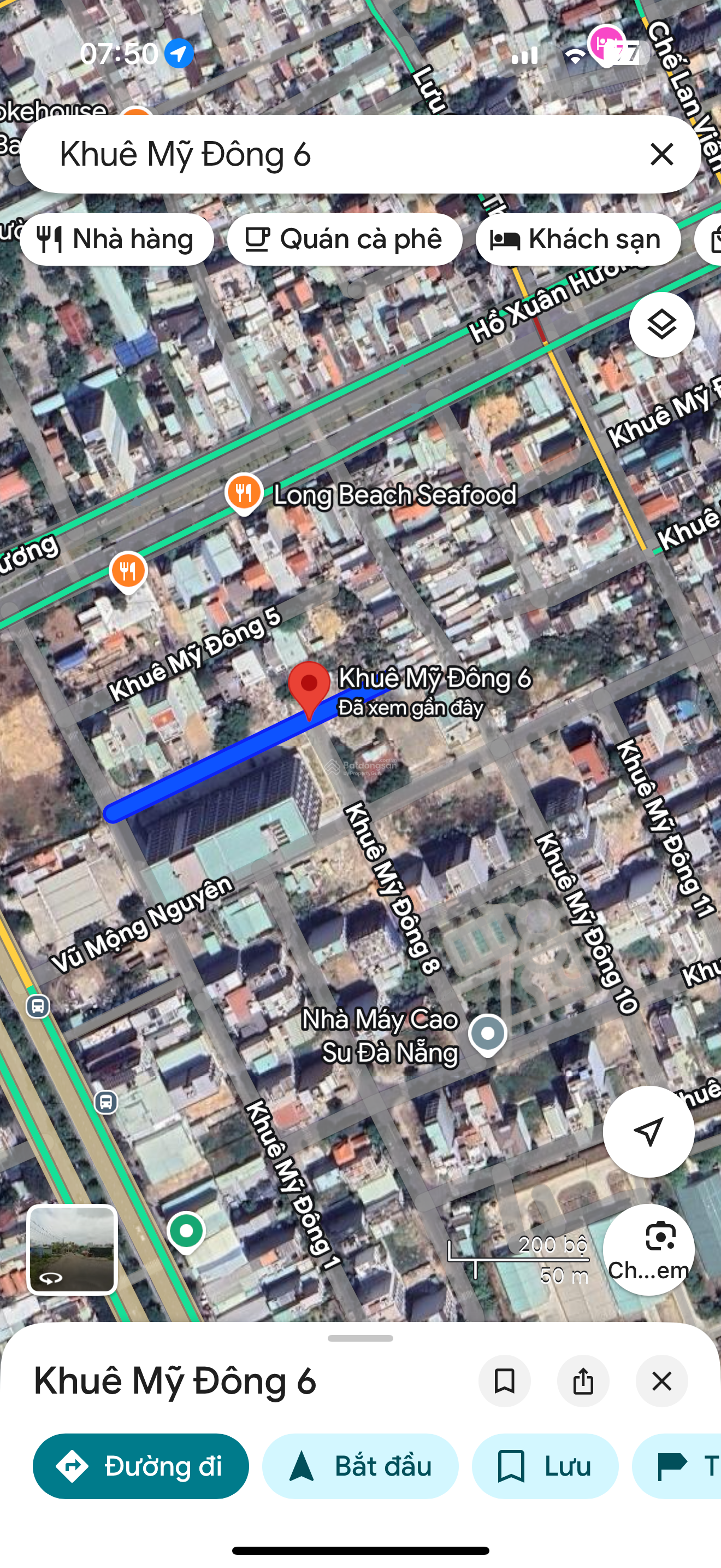 Bán cụm 11 lô mặt tiền Khuê Mỹ Đông 6 - DT 962.5m ngang 55m - Gọi Đàm Tiến