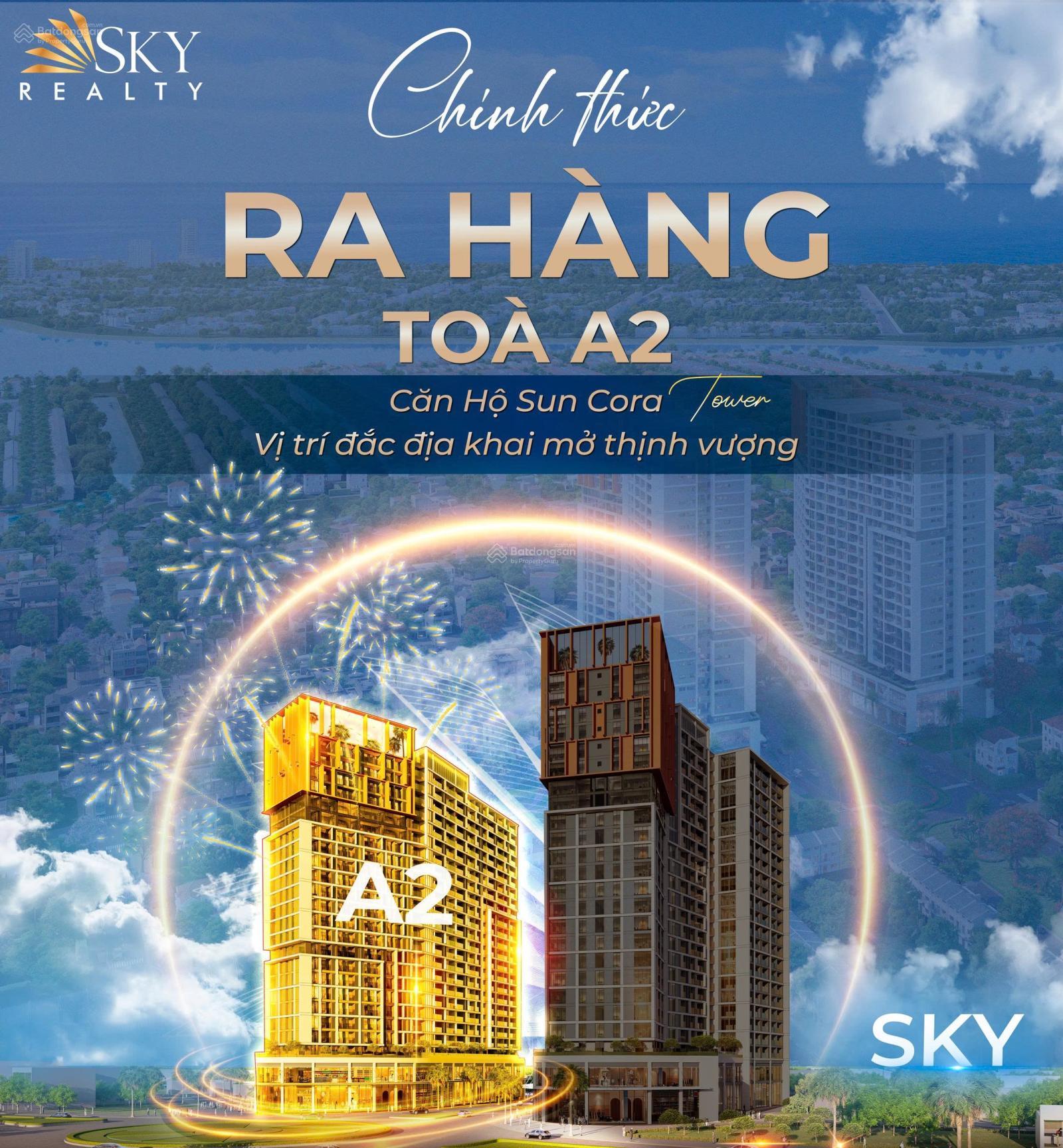 1PN+ SUN CORA TẦNG 23 VIEW BIỂN MỸ KHÊ - GIÁ TTS 3.4 TỶ - TÂN NGUYỄN REAL - 0905 444 ***