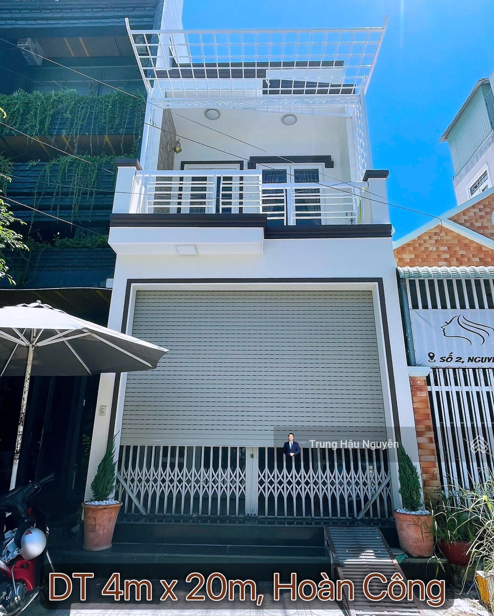 Nhà Nguyễn Hiền Điều gần Chợ Tắc Ráng, lộ 7.5m lề 5m, 4x20m, Đông Bắc, 3 tầng, 3 p.ngủ 4wc, SHR