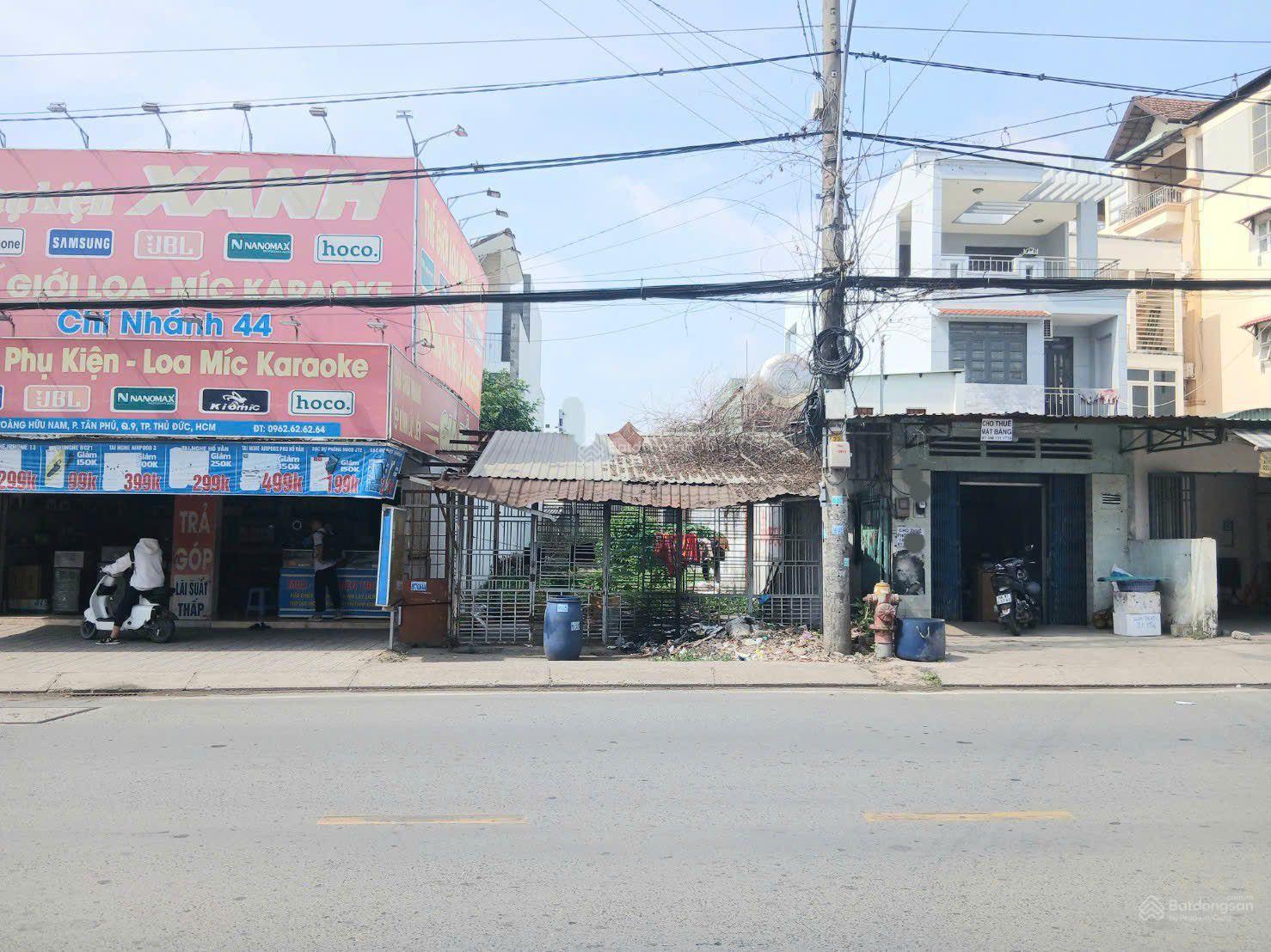 Mặt tiền kinh doanh đất trống 6x38m
HOÀNG HỮU NAM. QUẬN 9