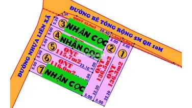 Chỉ còn 4 lô đất full thổ cư Bình Lộc Diên Khánh giá chỉ 699tr bao sổ đường oto 6m qh 10m