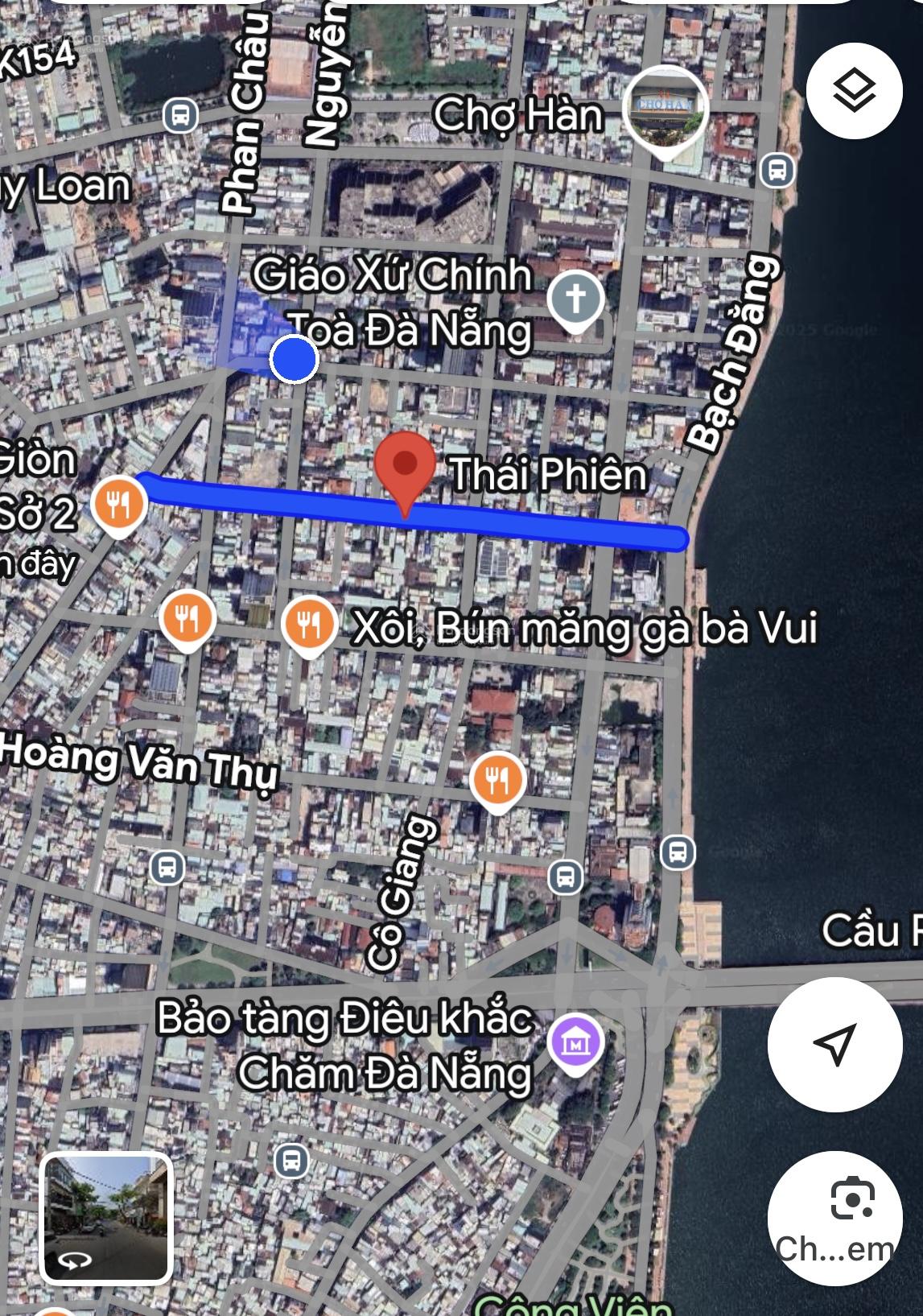 Chính chủ cần bán lô đất 1279m siêu Vip đường Thái Phiên gần Cầu Rồng.