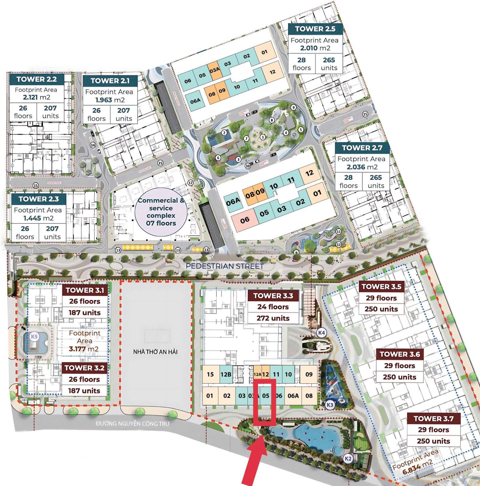 CĂN 2PN/72.59M2 VIEW SÔNG HÀN VÀ THÀNH PHỐ TẦNG 9 - CAPITAL SQUARE