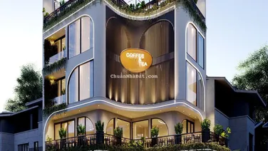 Cho thuê nhà Lương Thế Vinh DT 90 m, 4,5 Tầng, căn góc MT 20m, thông sàn, thang máy điều hòa ,nl