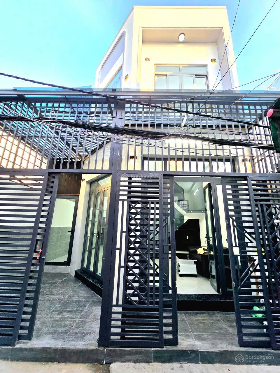 Bán nhà SH Riêng,Hỗ trợ Bank,Hẻm Huỳnh Tấn Phát,Nhà Bè,DT 6x9,XD 1 trệt 1 lầu,3PN 2 WC,Giá 4 ty 379