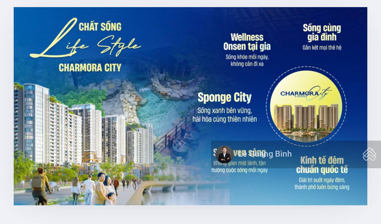GIỎ HÀNG CĂN HỘ CHARMORA CITY ĐỘC QUYỀN. GIÁ GỐC CHỦ ĐẦU TƯ SUN GROUP. VIEW SÔNG, BIỂN, PHÁO HOA