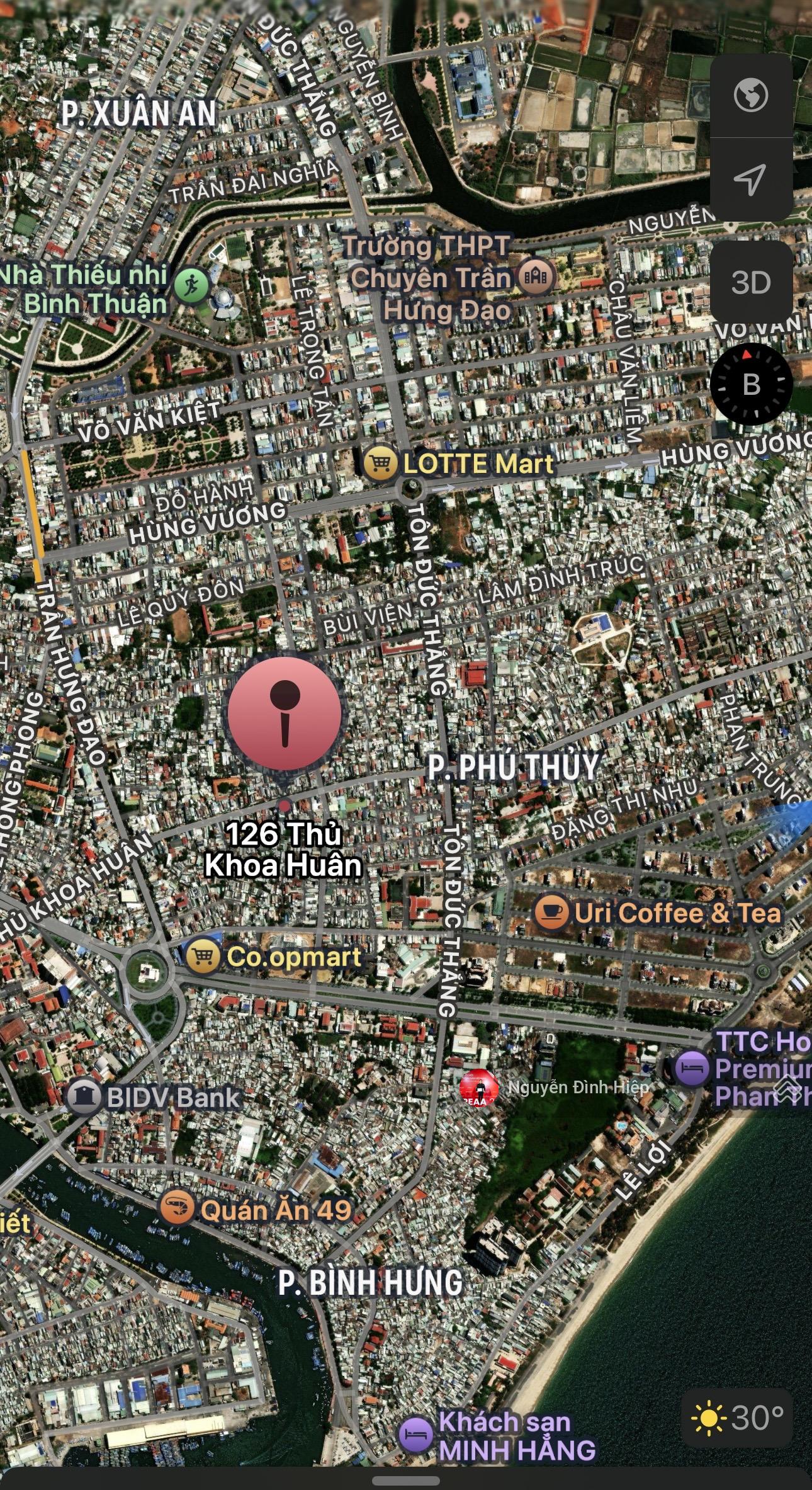 Bán 280m mặt tiền Thủ Khoa Huân, Phú Thuỷ trung tâm kinh doanh sầm uất nhất